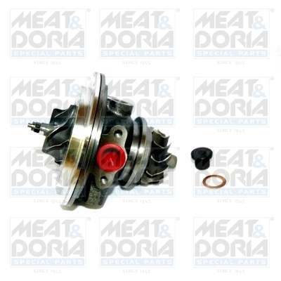 Core assembly, turbocharger